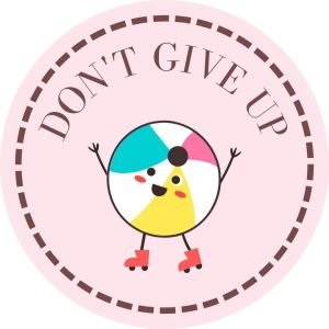 Never give up attitude
